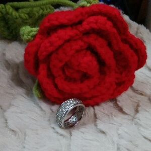 QVC Diamonique Band ring